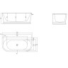 Акриловая ванна 170x80 см BELBAGNO BB408-1700-800